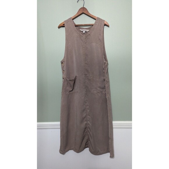 Natural Origins Dress Made in USA Teacher Core Large Petite Sleeveless 90s Y2K - Picture 1 of 5